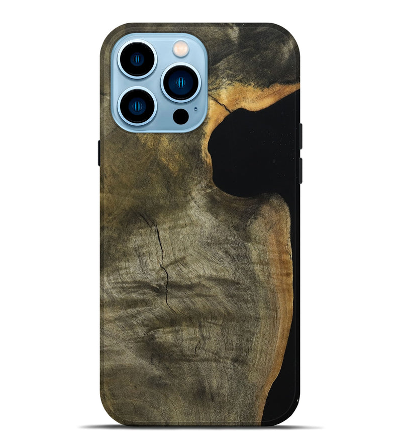 iPhone 14 Pro Max Wood Live Edge Phone Case - Cailyn (Wood Burl, 789643)