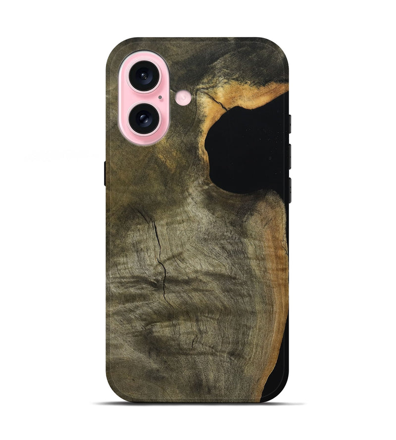iPhone 17 Wood Live Edge Phone Case - Cailyn (Wood Burl, 789643)