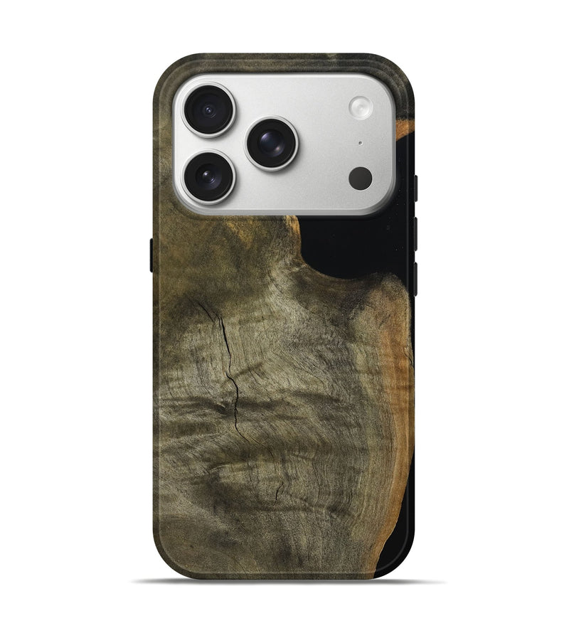 iPhone 17 Pro Wood Live Edge Phone Case - Cailyn (Wood Burl, 789643)