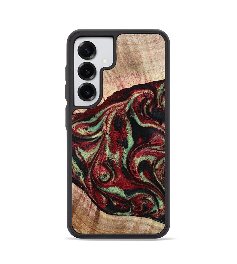 Galaxy S25 Wood Phone Case - Essie (Red, 789656)