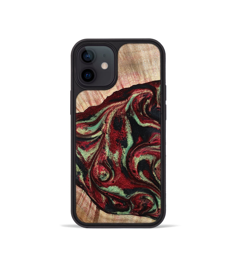 iPhone 12 mini Wood Phone Case - Essie (Red, 789656)