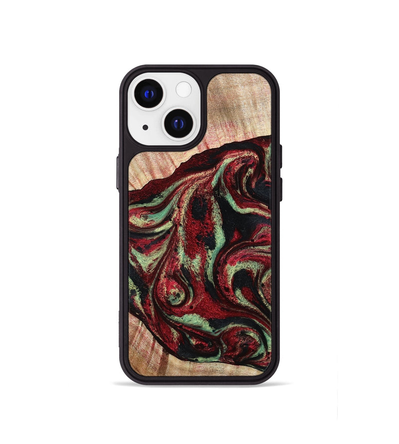 iPhone 13 mini Wood Phone Case - Essie (Red, 789656)