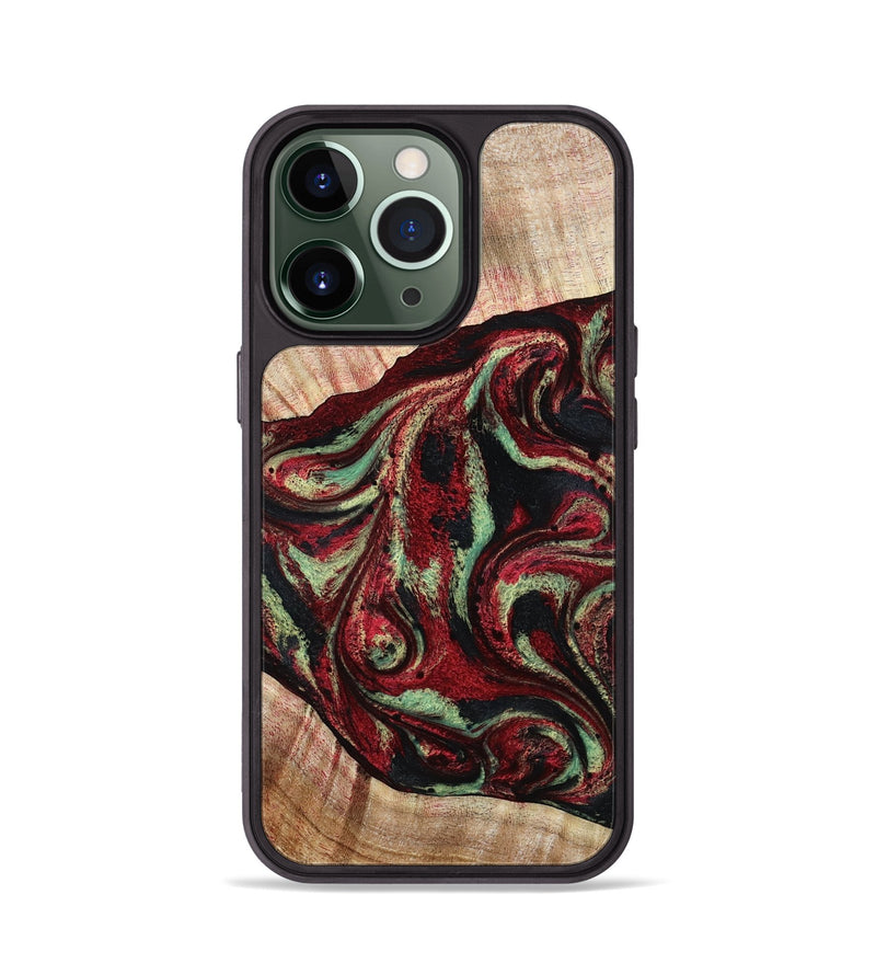iPhone 13 Pro Wood Phone Case - Essie (Red, 789656)