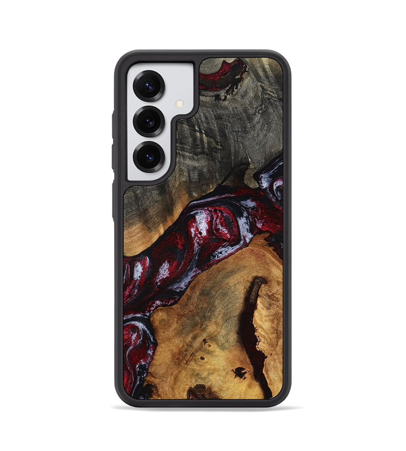 Galaxy S25 Wood Phone Case - Jaydin (Red, 789658)