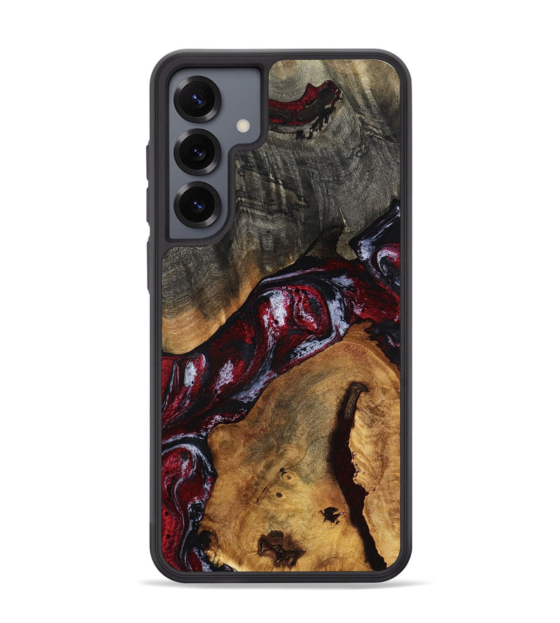 Galaxy S25 Plus Wood Phone Case - Jaydin (Red, 789658)