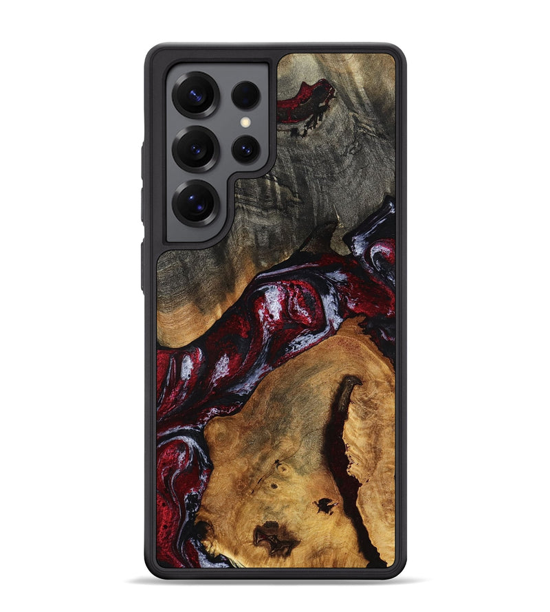Galaxy S25 Ultra Wood Phone Case - Jaydin (Red, 789658)