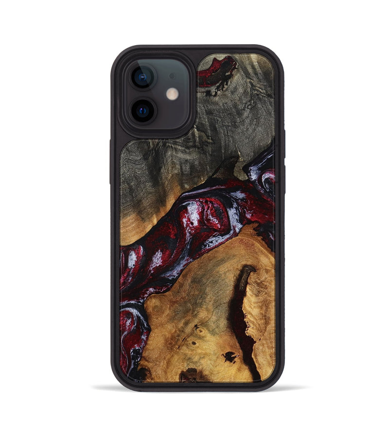iPhone 12 Wood Phone Case - Jaydin (Red, 789658)
