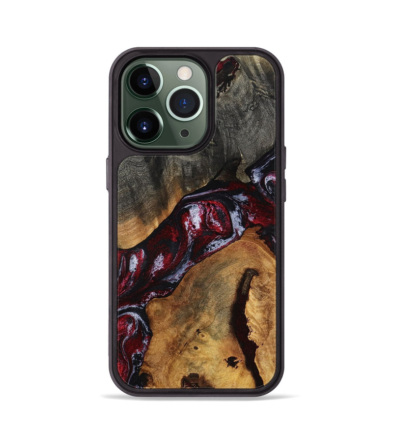 iPhone 13 Pro Wood Phone Case - Jaydin (Red, 789658)