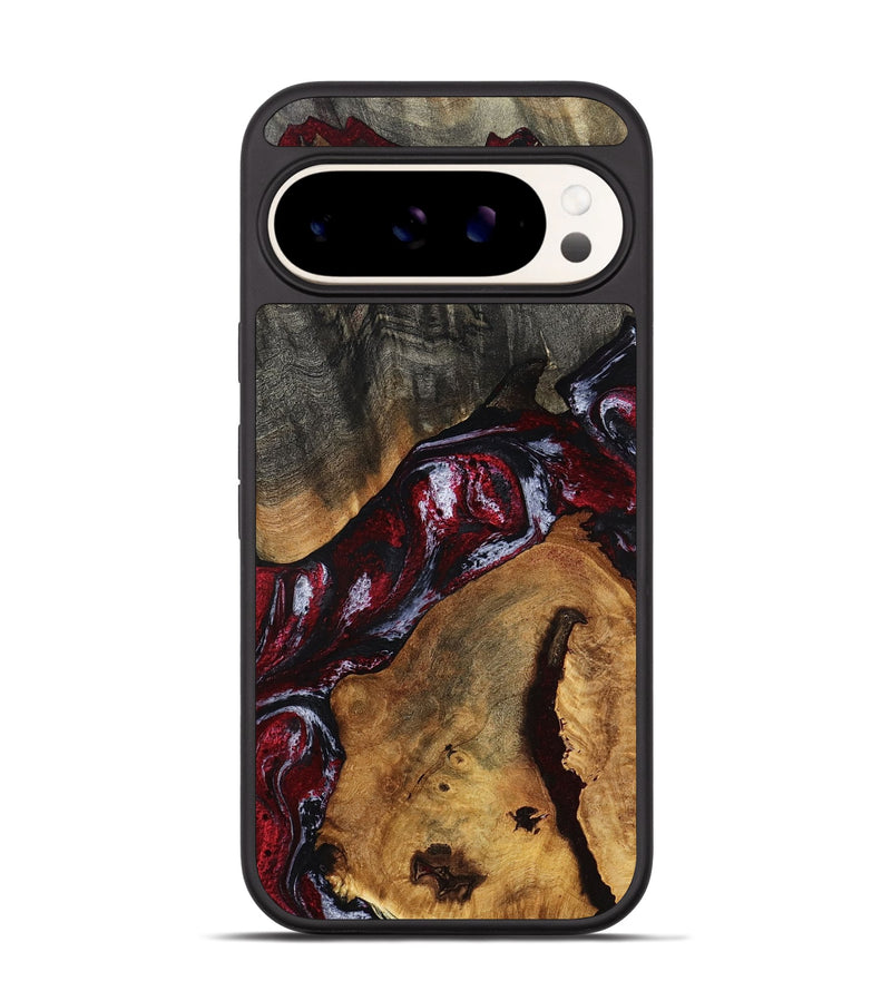 Pixel 9 Wood Phone Case - Jaydin (Red, 789658)
