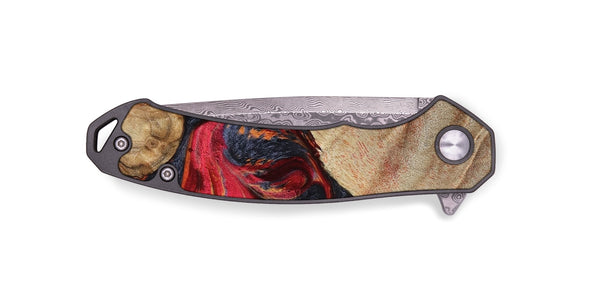 EDC Wood Pocket Knife - Aileen (Red, 789659)