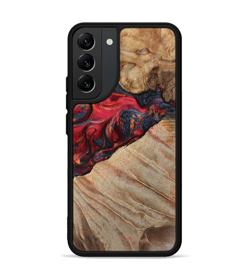 Galaxy S22 Plus Wood Phone Case - Aileen (Red, 789659)