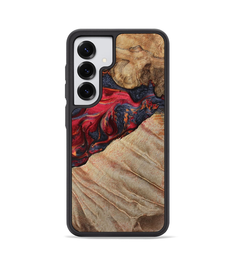 Galaxy S25 Wood Phone Case - Aileen (Red, 789659)