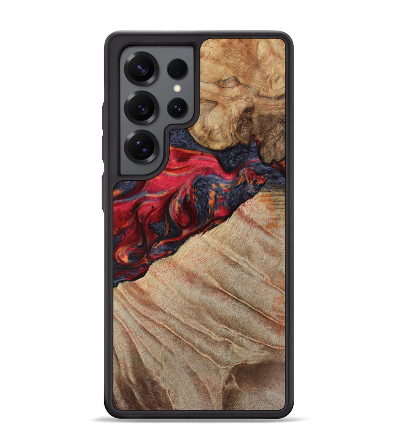 Galaxy S25 Ultra Wood Phone Case - Aileen (Red, 789659)
