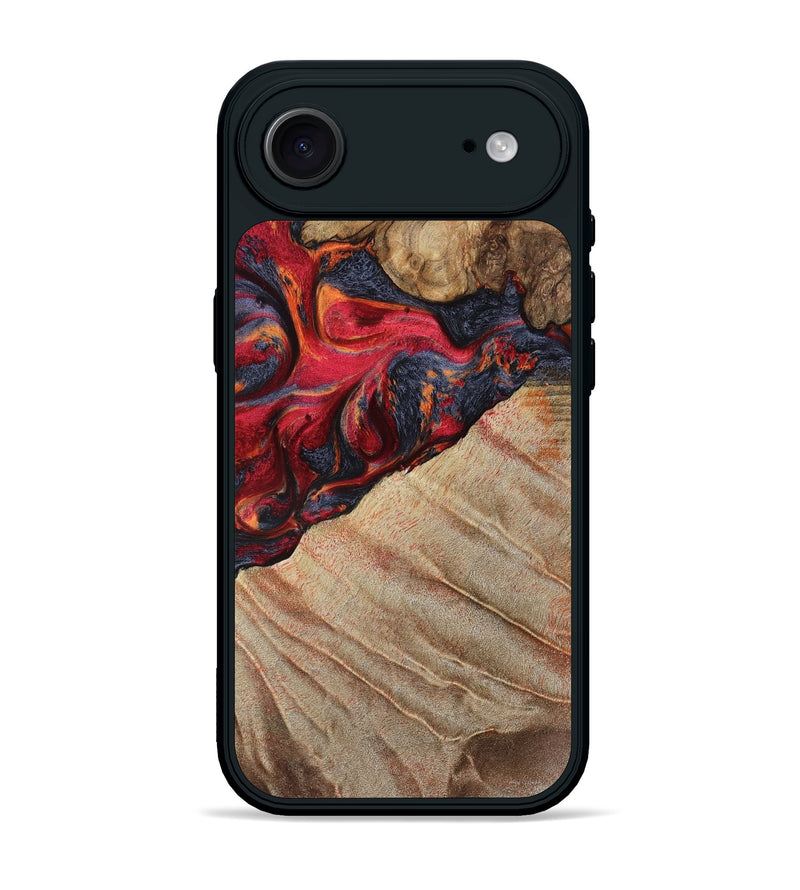 iPhone 17 Air Wood Phone Case - Aileen (Red, 789659)