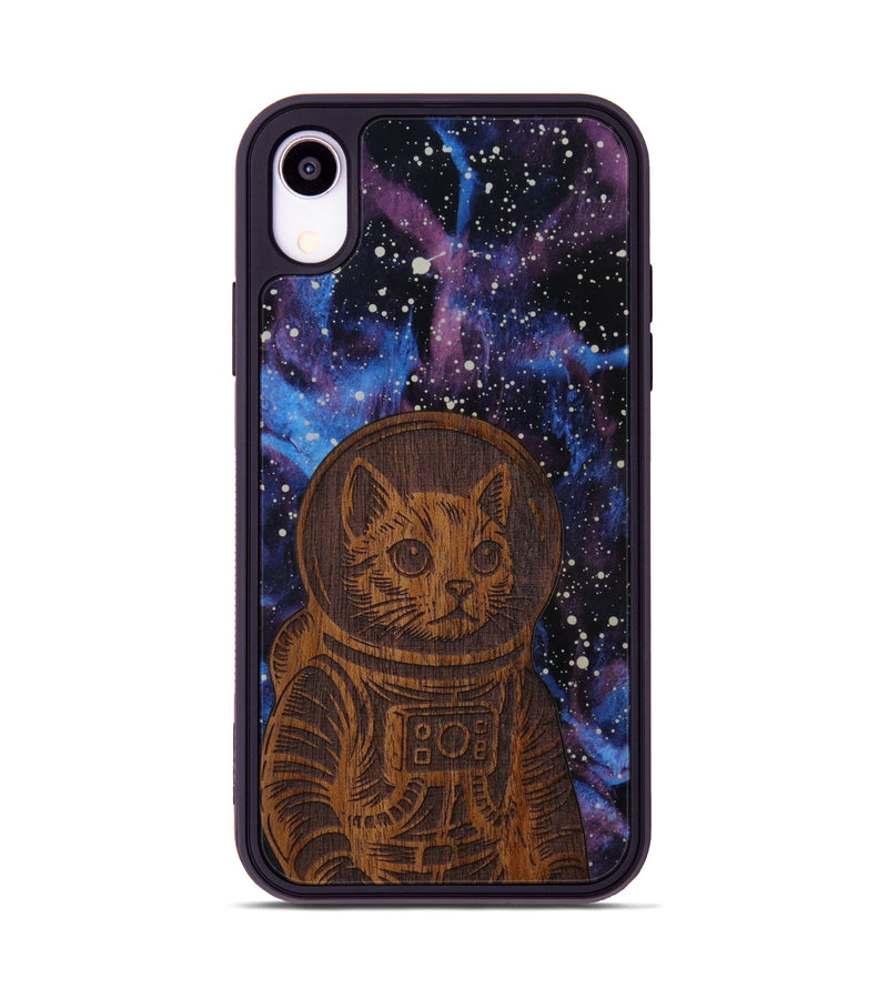 iPhone Xr Wood Phone Case - Luna Cat (Curated)