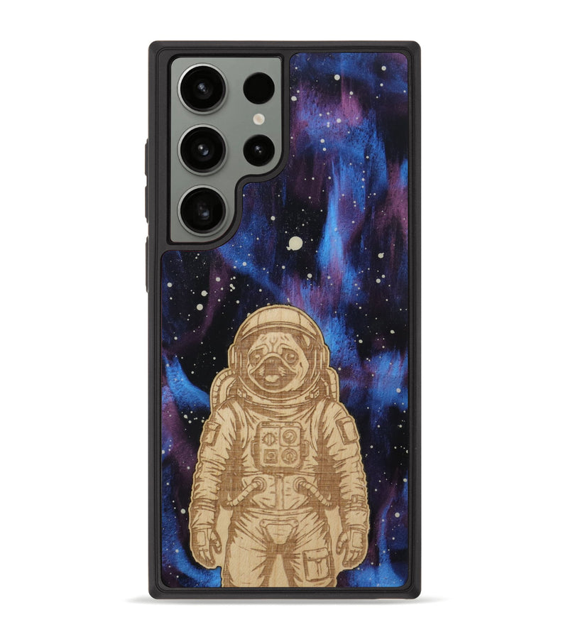 Galaxy S23 Ultra Wood Phone Case - Astro Pug (Curated)
