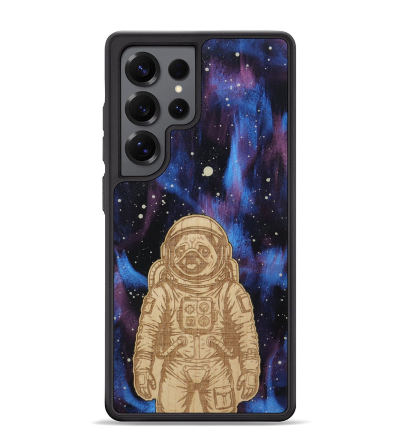 Galaxy S25 Ultra Wood Phone Case -Astro Pug (Curated)
