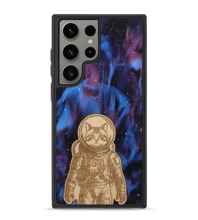 Galaxy S23 Ultra Wood Phone Case - Astro Whiskers (Curated)