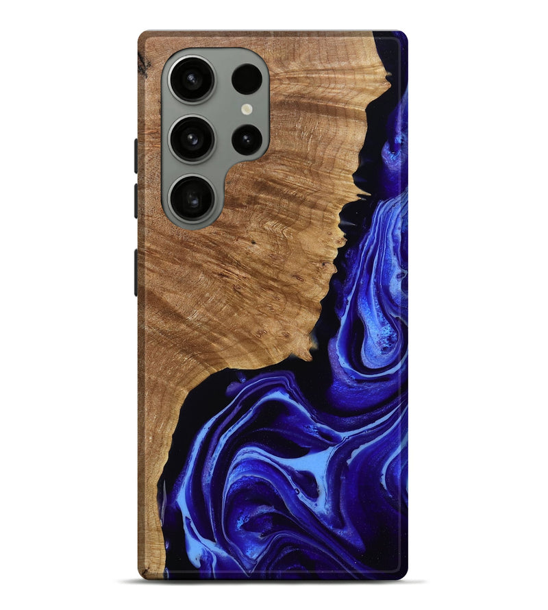 Galaxy S23 Ultra Wood Live Edge Phone Case - Alecia (Purple, 789819)
