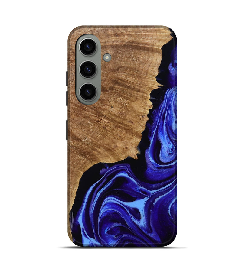 Galaxy S24 Wood Live Edge Phone Case - Alecia (Purple, 789819)