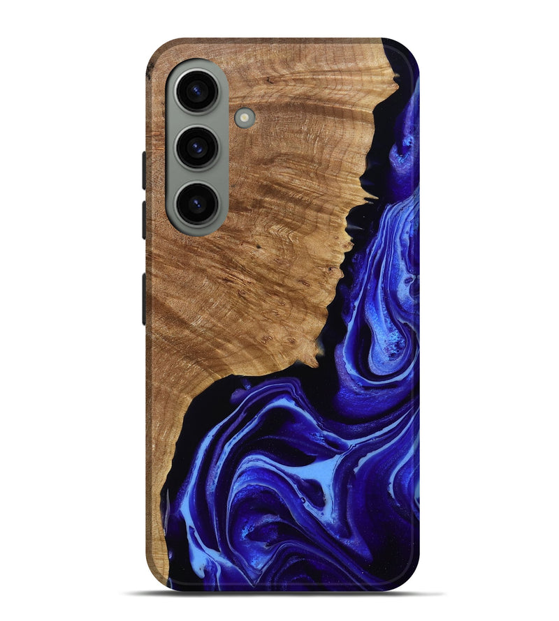 Galaxy S24 Plus Wood Live Edge Phone Case - Alecia (Purple, 789819)