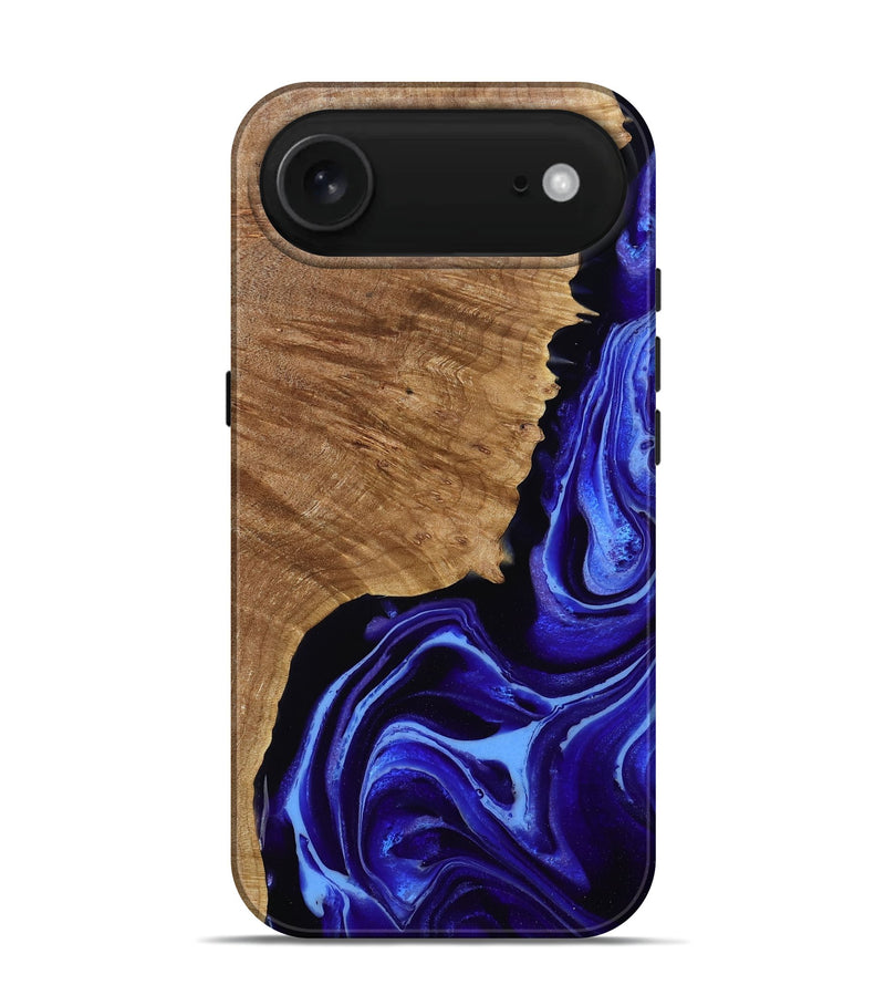 iPhone 17 Air Wood Live Edge Phone Case - Alecia (Purple, 789819)