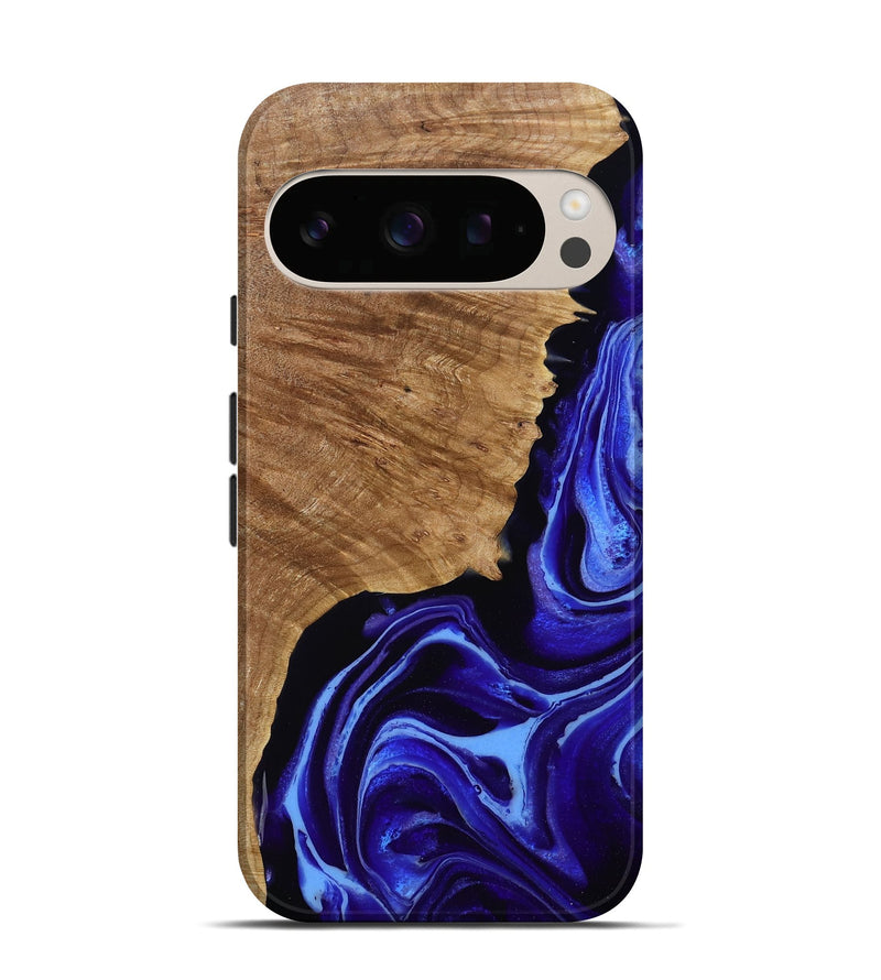 Pixel 10 Pro Wood Live Edge Phone Case - Alecia (Purple, 789819)