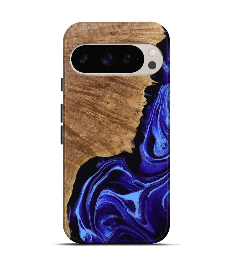 Pixel 9 Wood Live Edge Phone Case - Alecia (Purple, 789819)