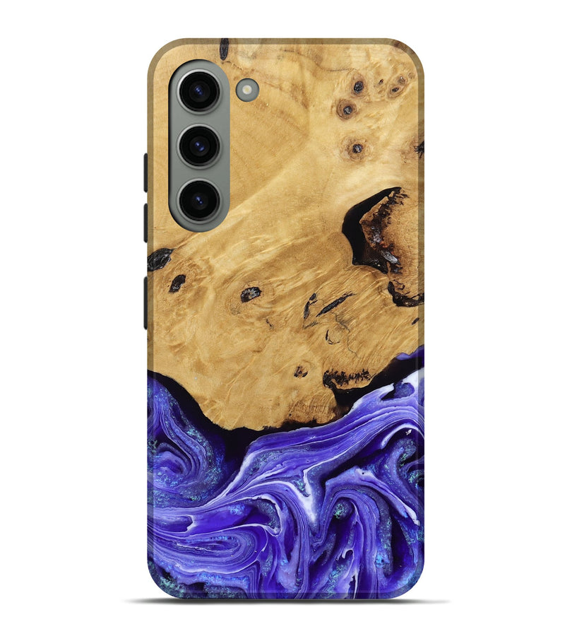 Galaxy S23 Plus Wood Live Edge Phone Case - Luna (Purple, 789834)