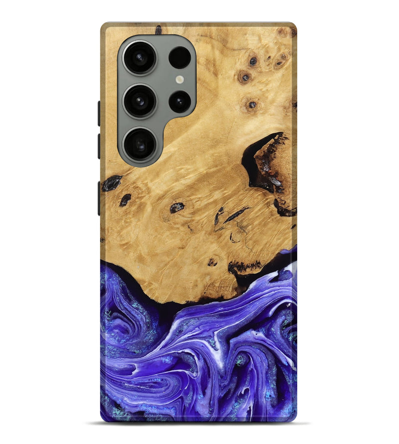 Galaxy S23 Ultra Wood Live Edge Phone Case - Luna (Purple, 789834)