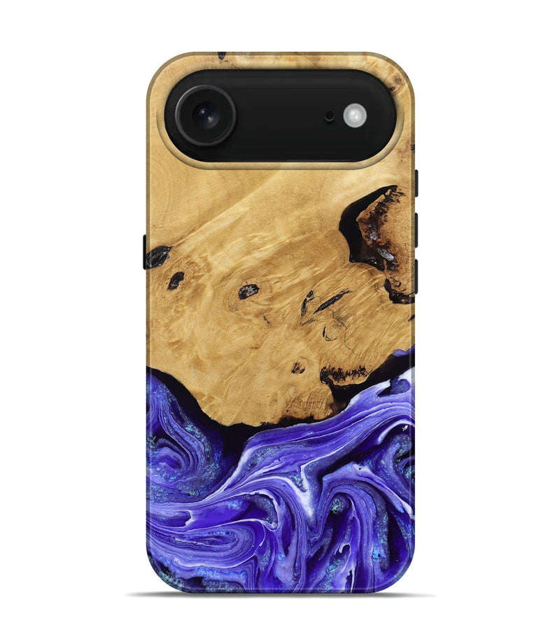 iPhone 17 Air Wood Live Edge Phone Case - Luna (Purple, 789834)