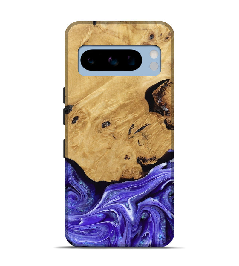 Pixel 8 Pro Wood Live Edge Phone Case - Luna (Purple, 789834)