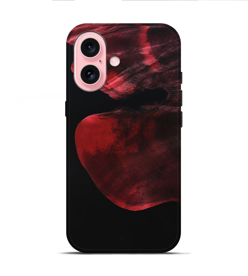 iPhone 16 Wood Live Edge Phone Case - Moesha (Wood Burl, 789842)