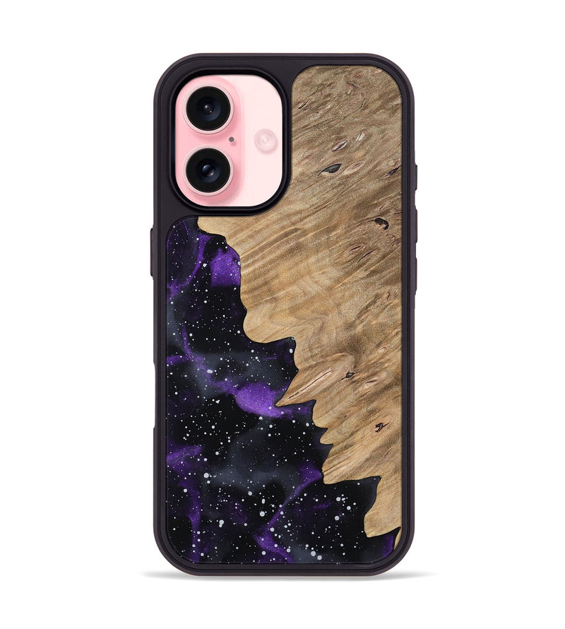 iPhone 16 Wood Phone Case - Barbra (Cosmos, 789905)