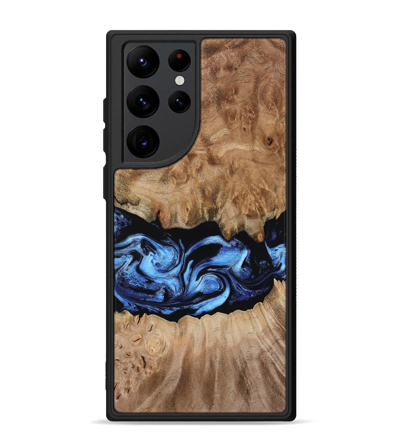 Galaxy S22 Ultra Wood Phone Case - Alvah (Blue, 789950)