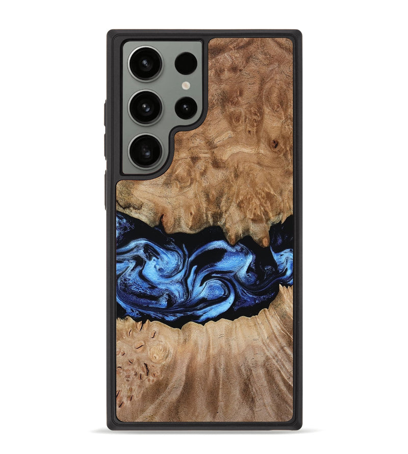 Galaxy S23 Ultra Wood Phone Case - Alvah (Blue, 789950)
