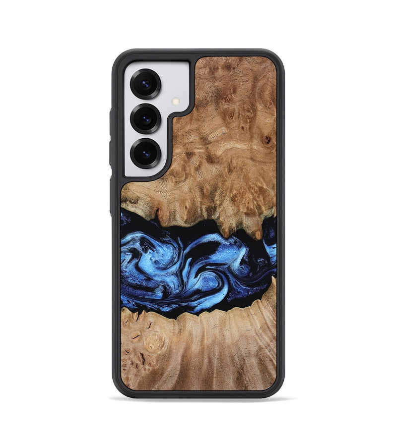 Galaxy S25 Wood Phone Case - Alvah (Blue, 789950)