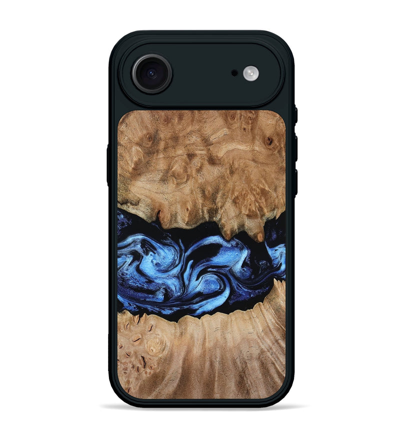 iPhone 17 Air Wood Phone Case - Alvah (Blue, 789950)
