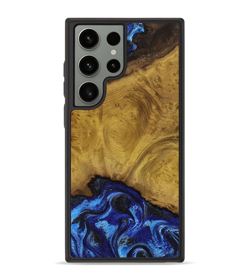 Galaxy S23 Ultra Wood Phone Case - Lennie (Blue, 789981)