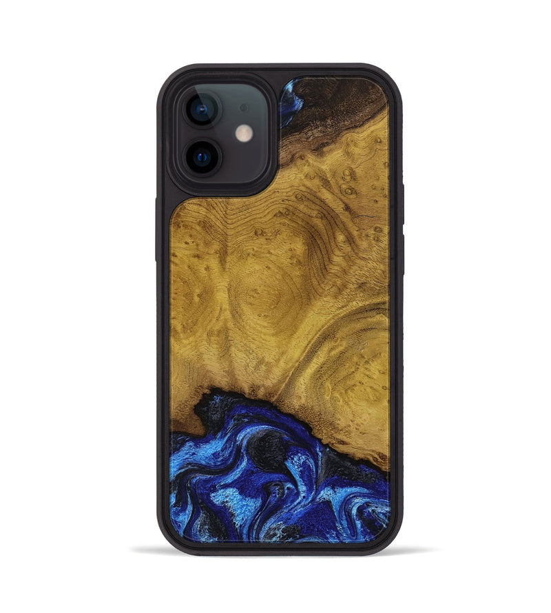 iPhone 12 Wood Phone Case - Lennie (Blue, 789981)