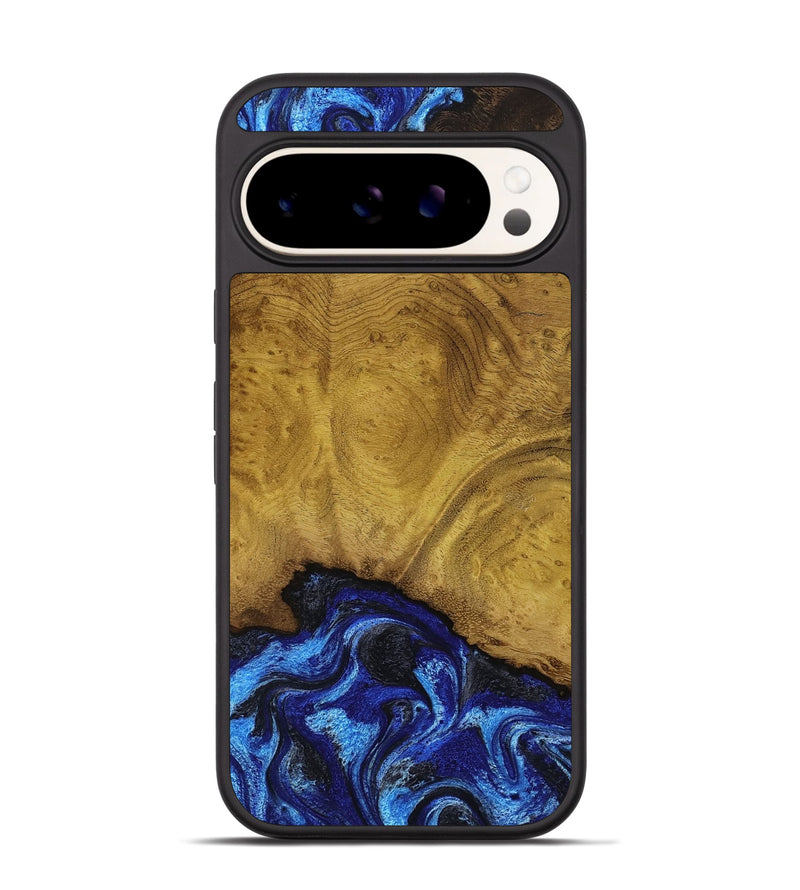 Pixel 9 Wood Phone Case - Lennie (Blue, 789981)