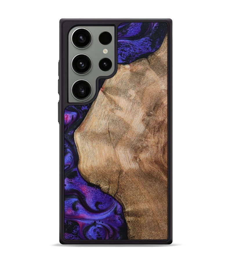 Galaxy S24 Ultra Wood Phone Case - Bertram (Purple, 790045)