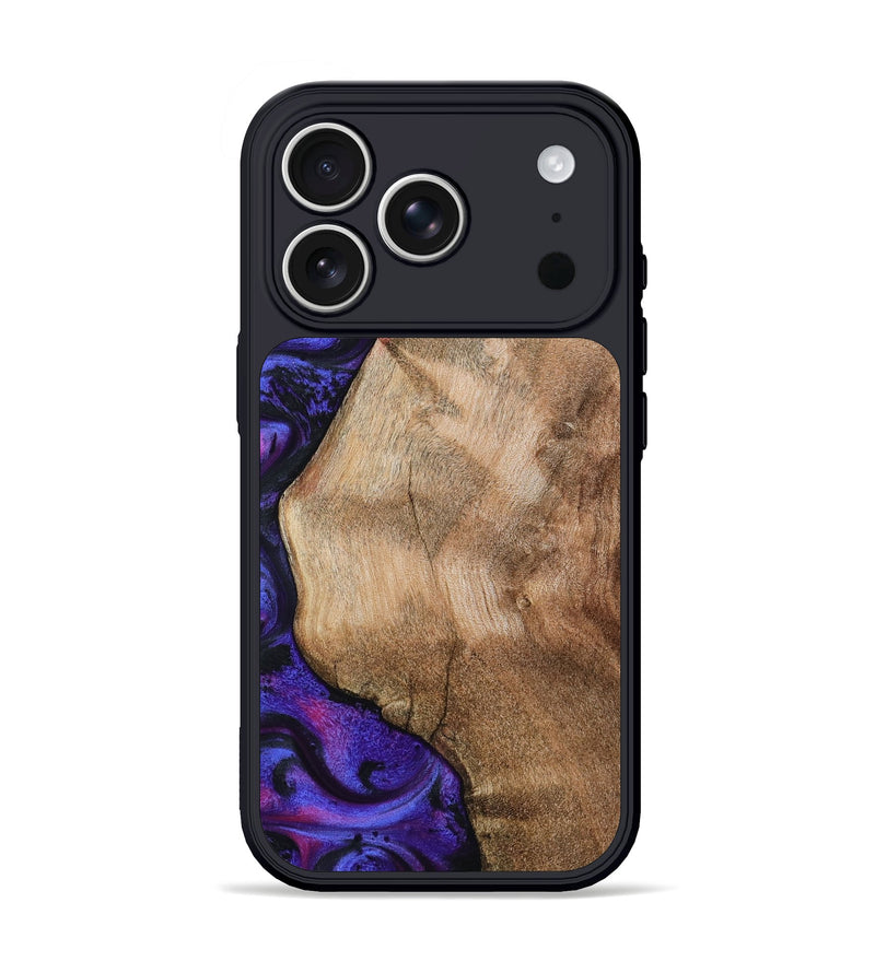 iPhone 17 Pro Wood Phone Case - Bertram (Purple, 790045)