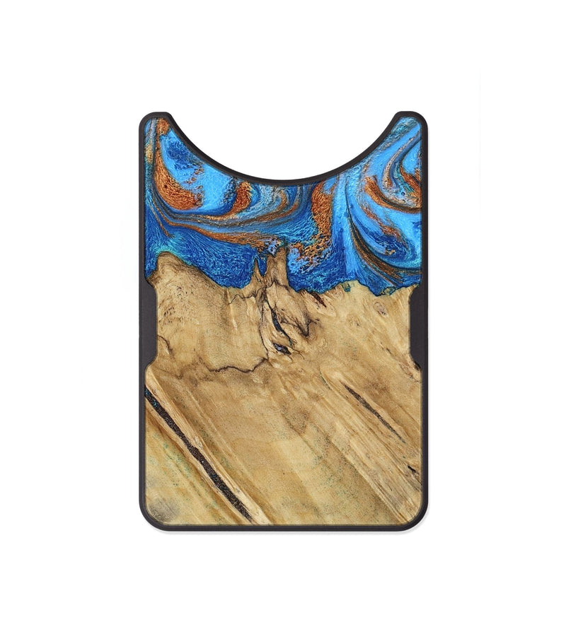 Alloy Wood Wallet - Roland (Teal & Gold, 790062)