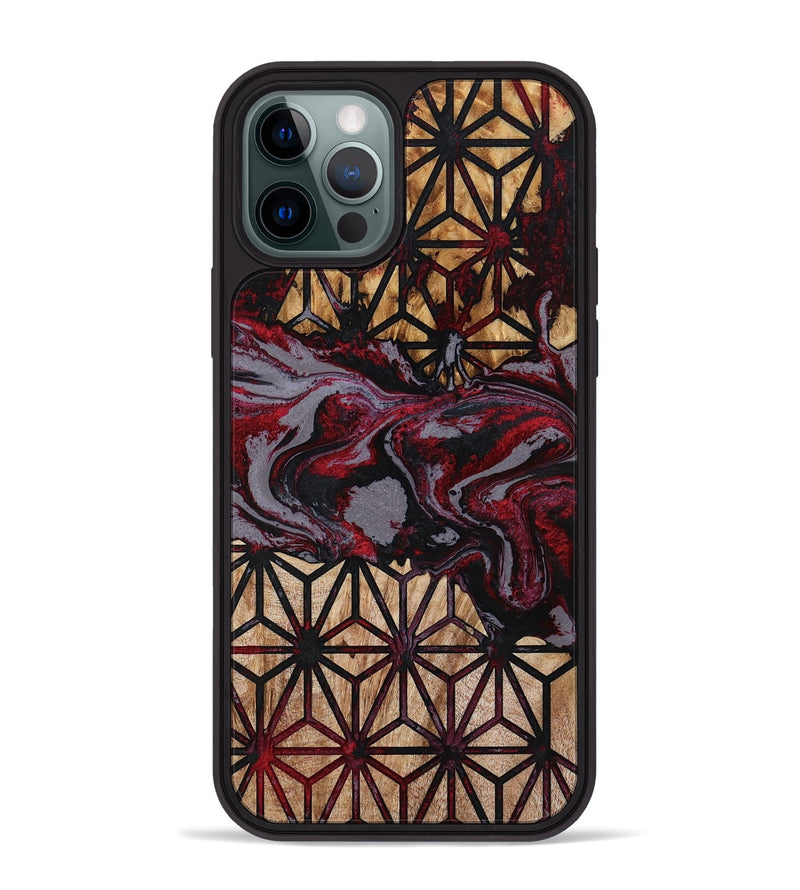 iPhone 12 Pro Max Wood Phone Case - Xander (Pattern, 790089)