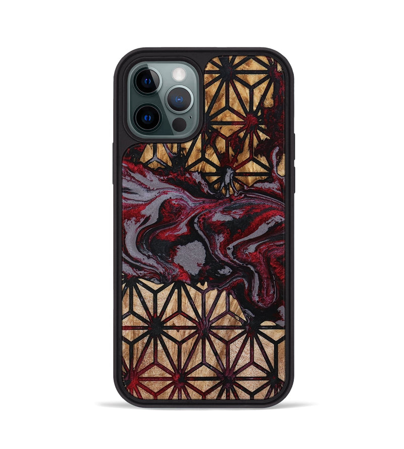 iPhone 12 Pro Wood Phone Case - Xander (Pattern, 790089)