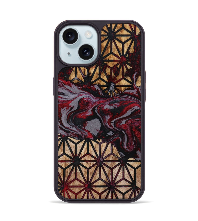 iPhone 15 Wood Phone Case - Xander (Pattern, 790089)