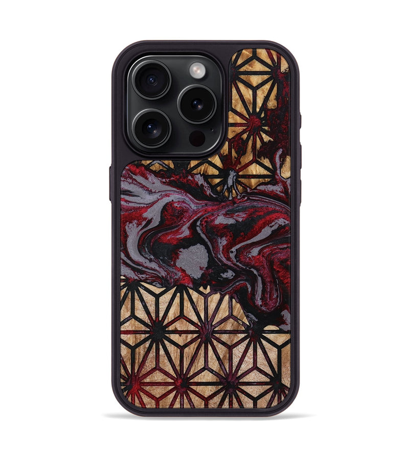 iPhone 15 Pro Wood Phone Case - Xander (Pattern, 790089)