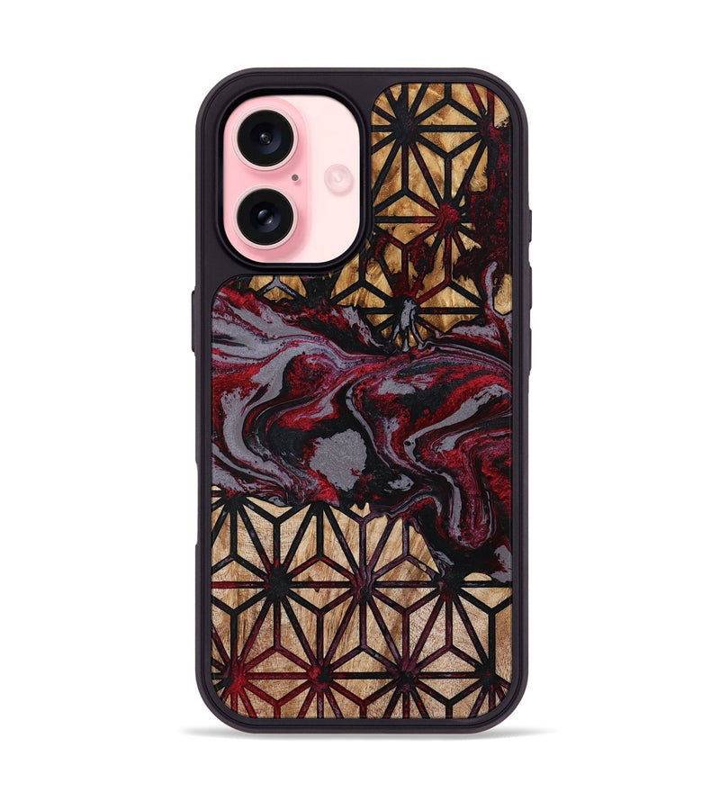 iPhone 16 Wood Phone Case - Xander (Pattern, 790089)