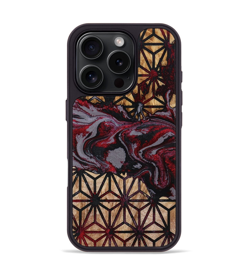 iPhone 16 Pro Wood Phone Case - Xander (Pattern, 790089)